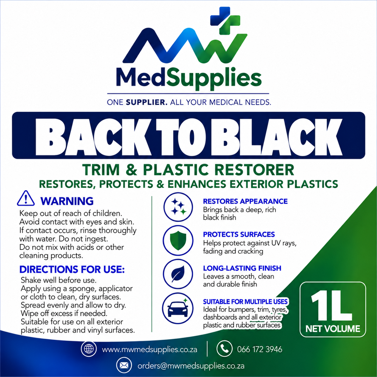 Back to Black 1L