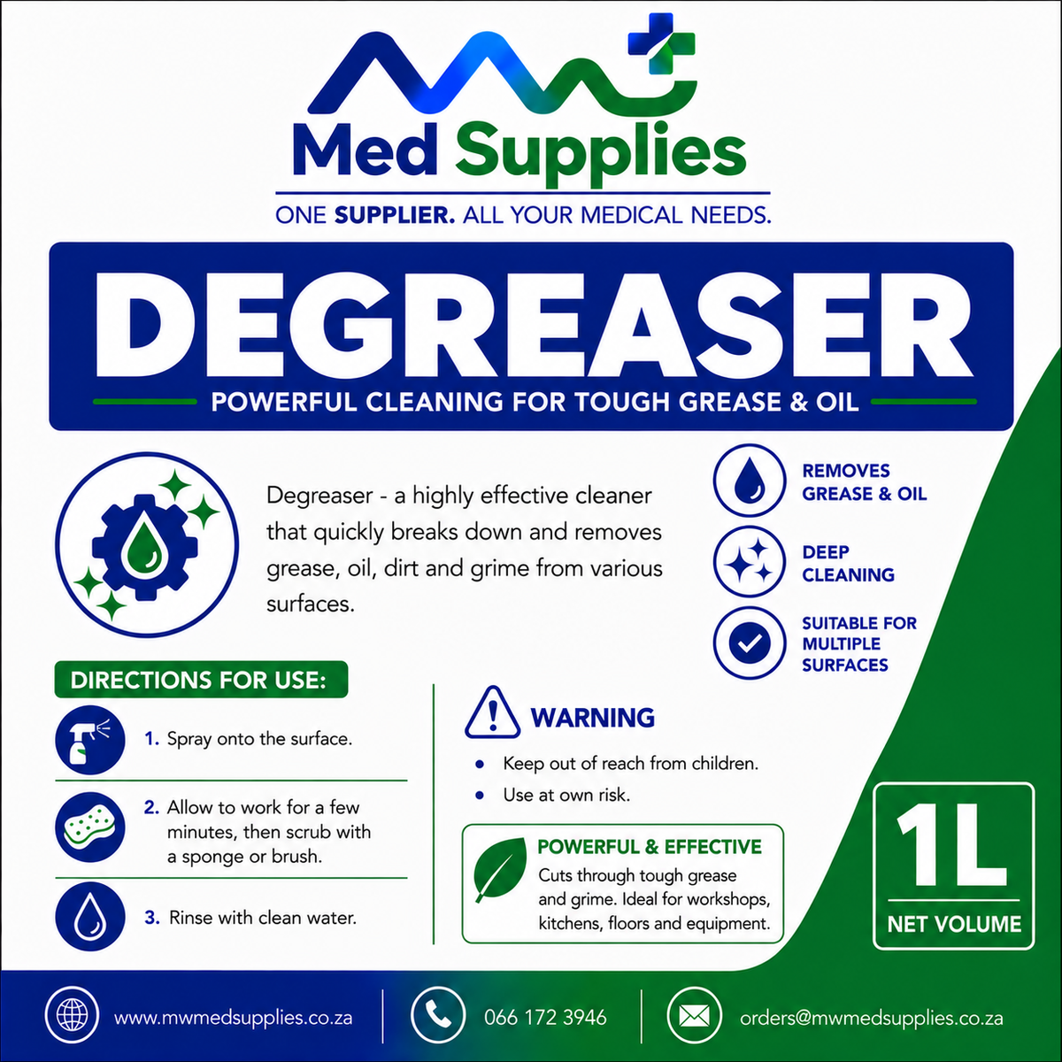 Degreaser Spray 1L