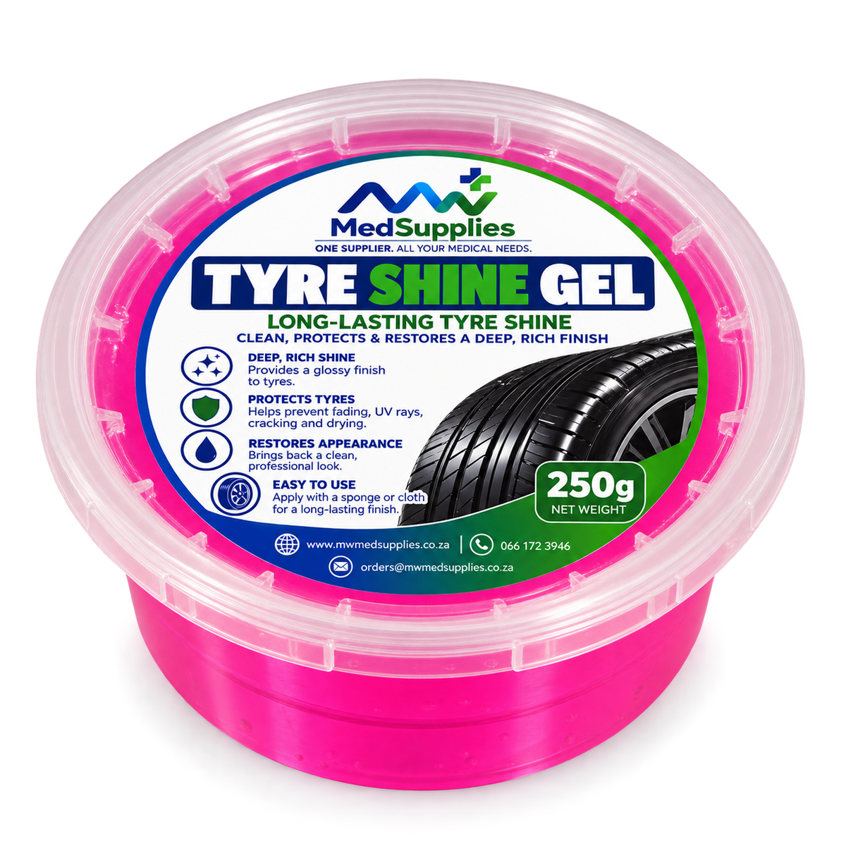 Tyre Shine Gel 250g