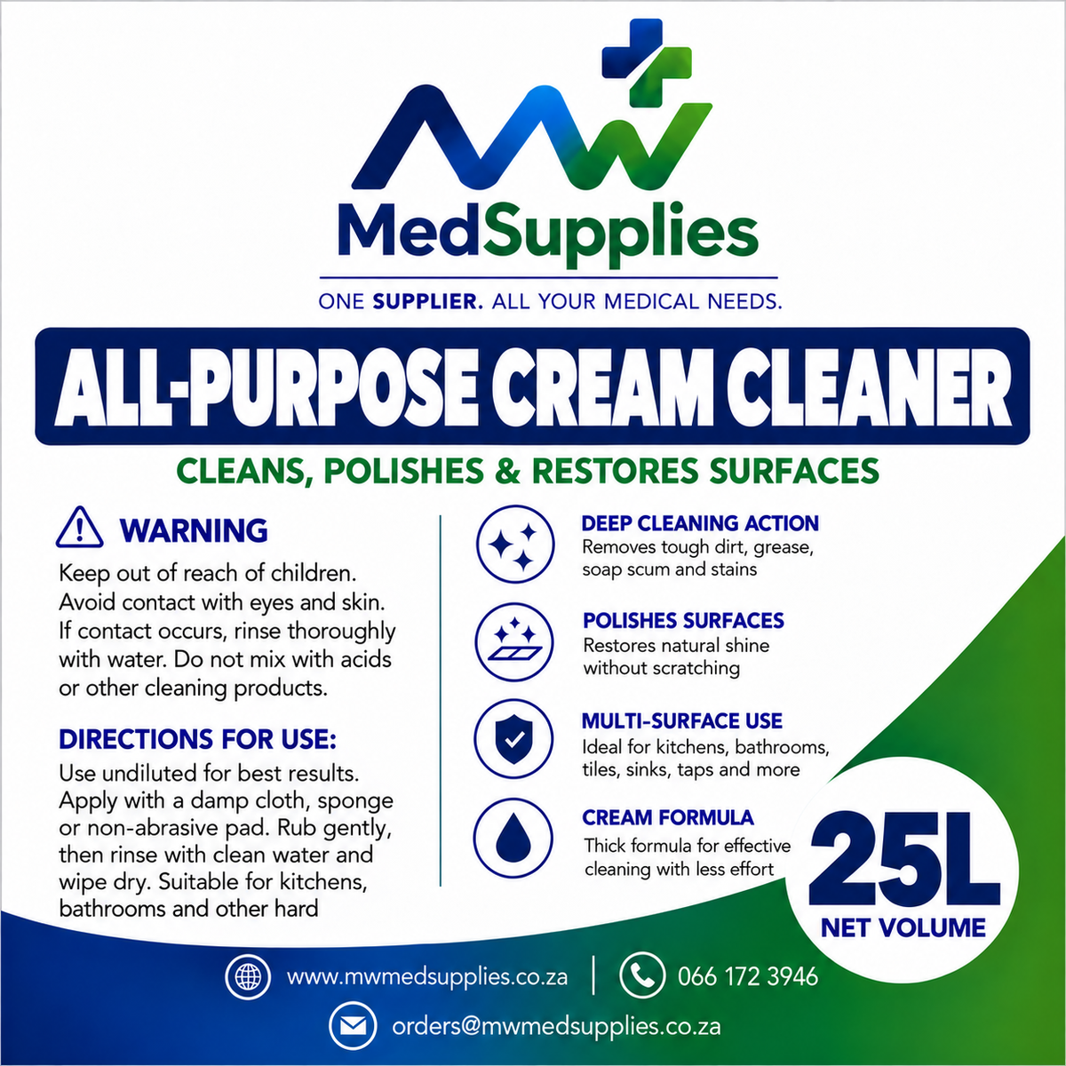 All-Purpose Cream Cleaner 25L