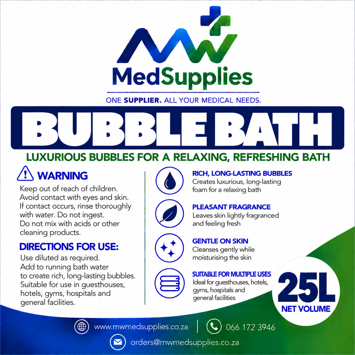 Bubble Bath 25L