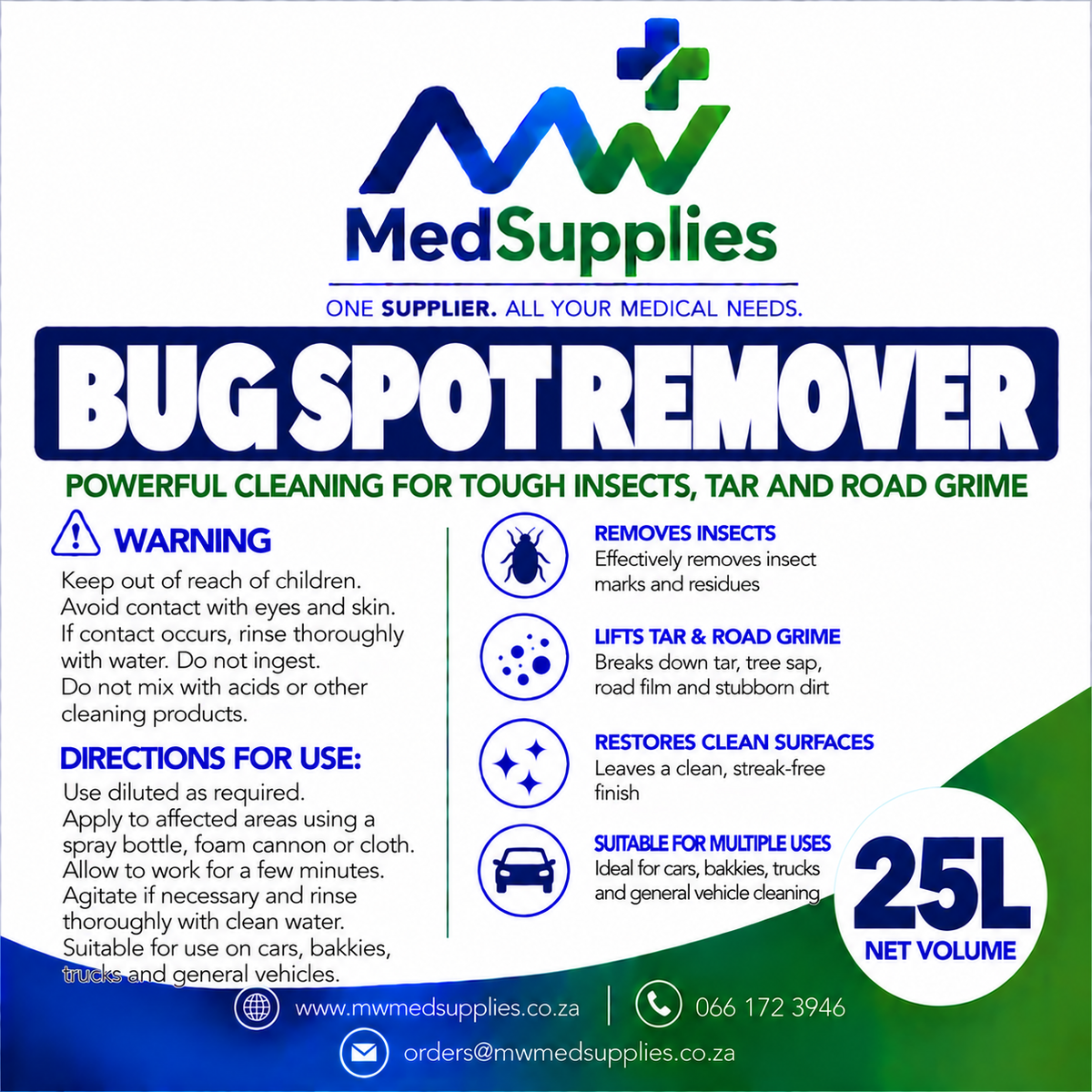 Bug Spot Remover 25L