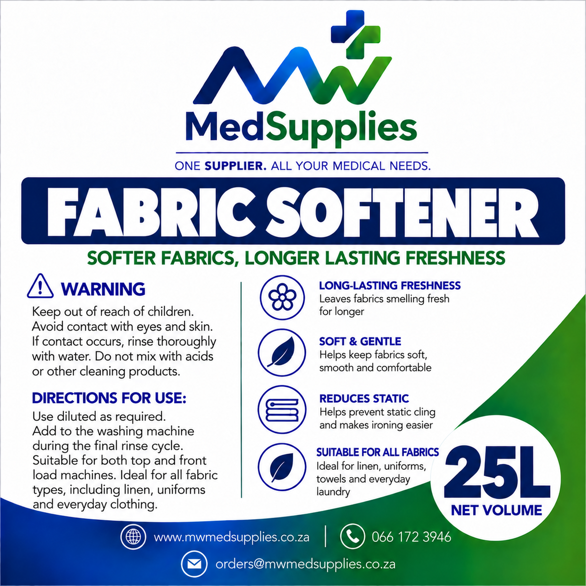 Fabric Softener 25L