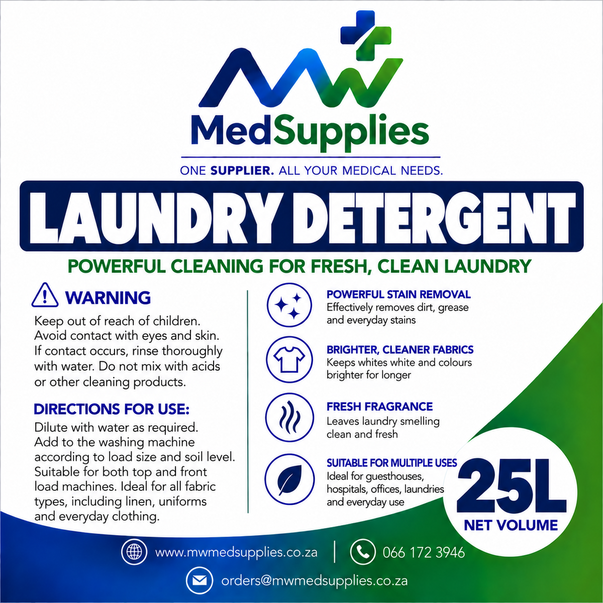 Laundry Detergent 25L