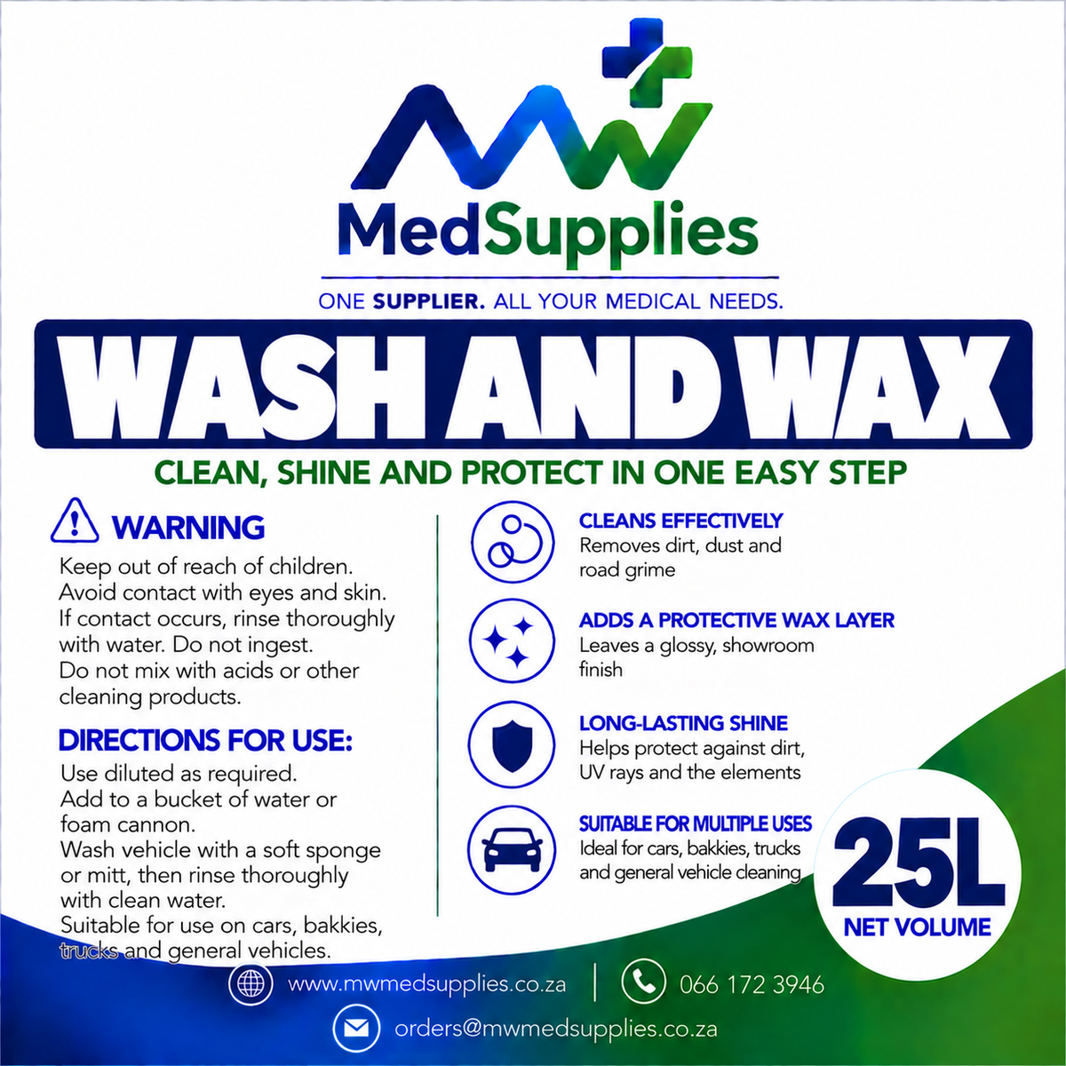 Wash & Wax 25L