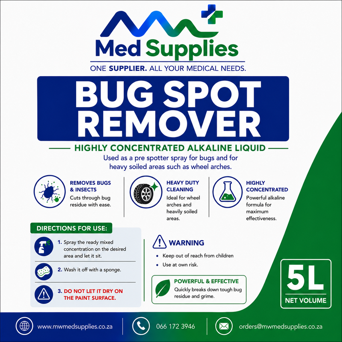 Bug Spot Remover 5L