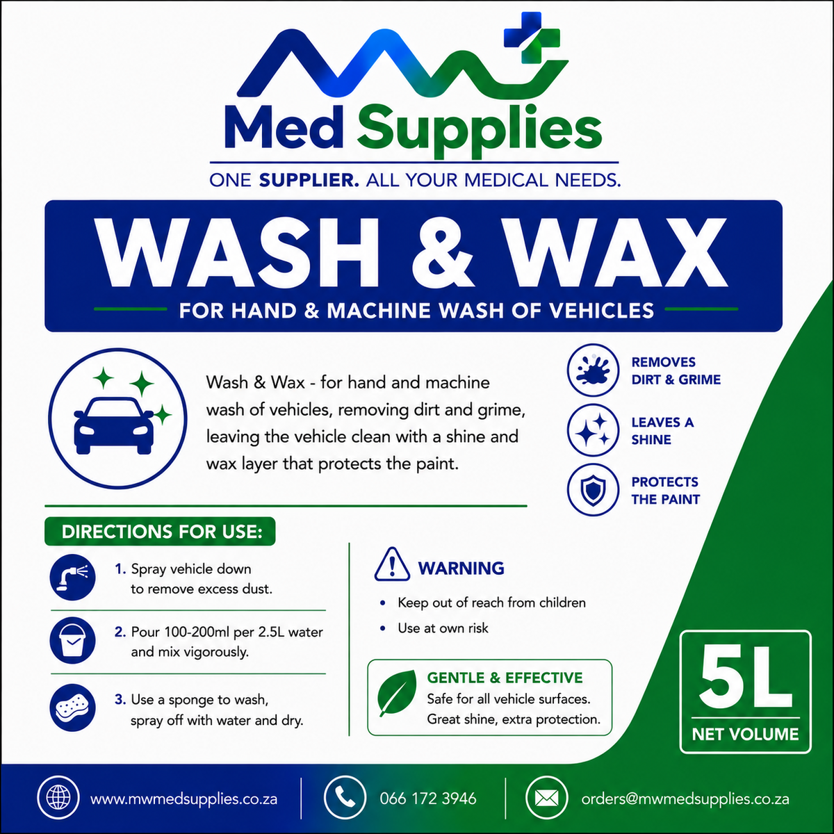 Wash & Wax 5L