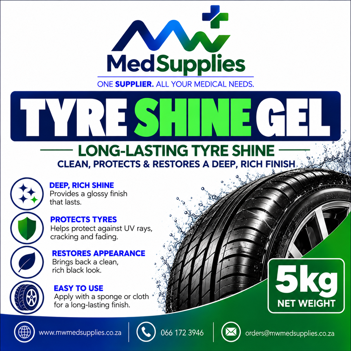 Tyre Shine Gel 5kg