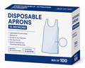 Disposable Plastic Aprons 100's 20mic
