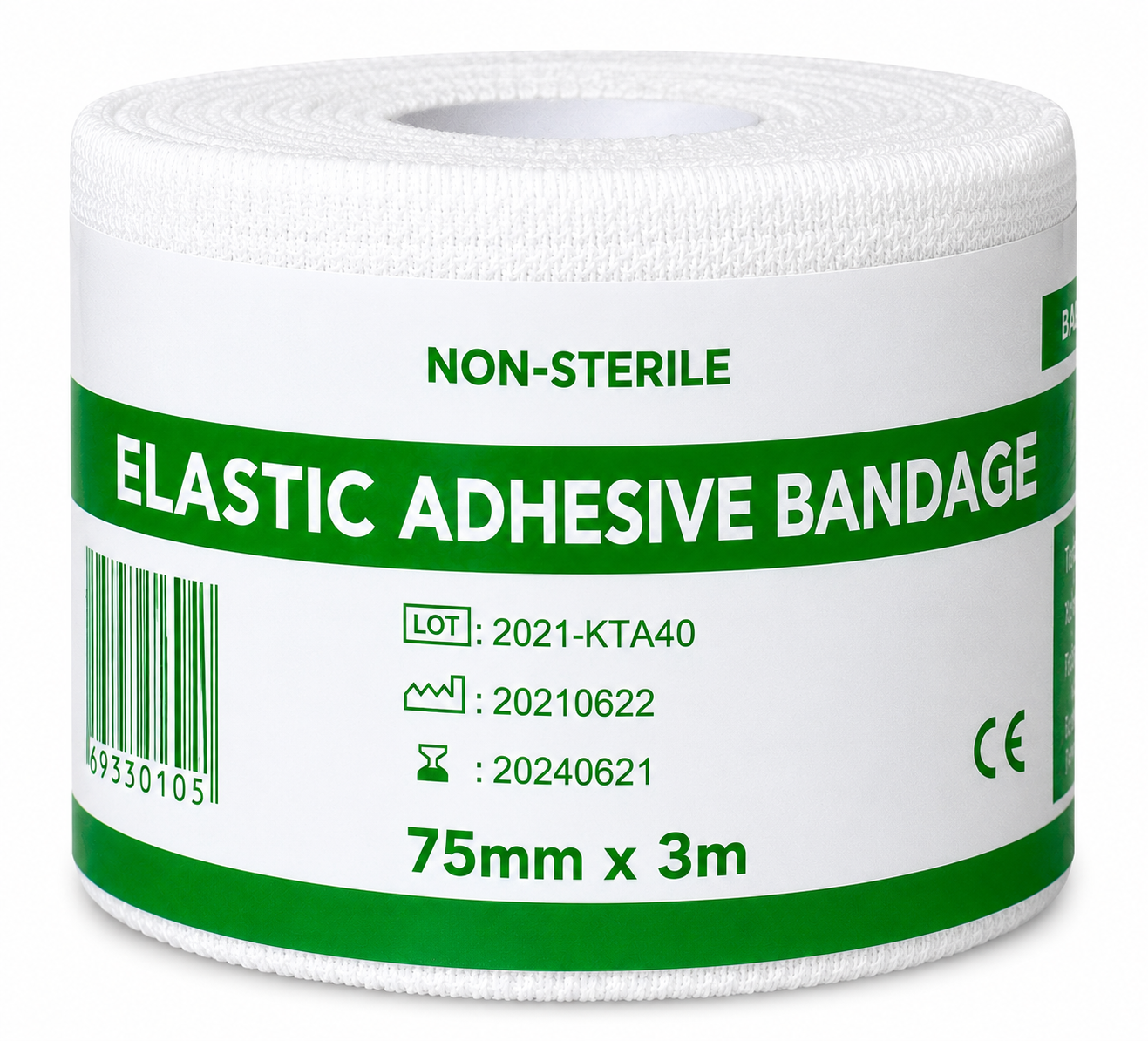 Elastic Adhesive Bandage 75mm x 3m
