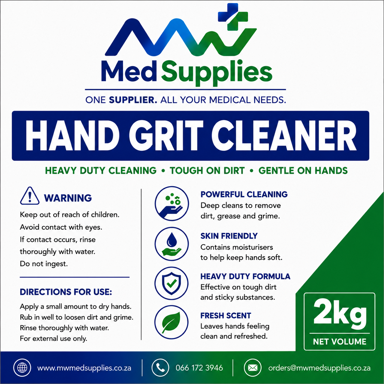Hand Grit Cleaner 2kg