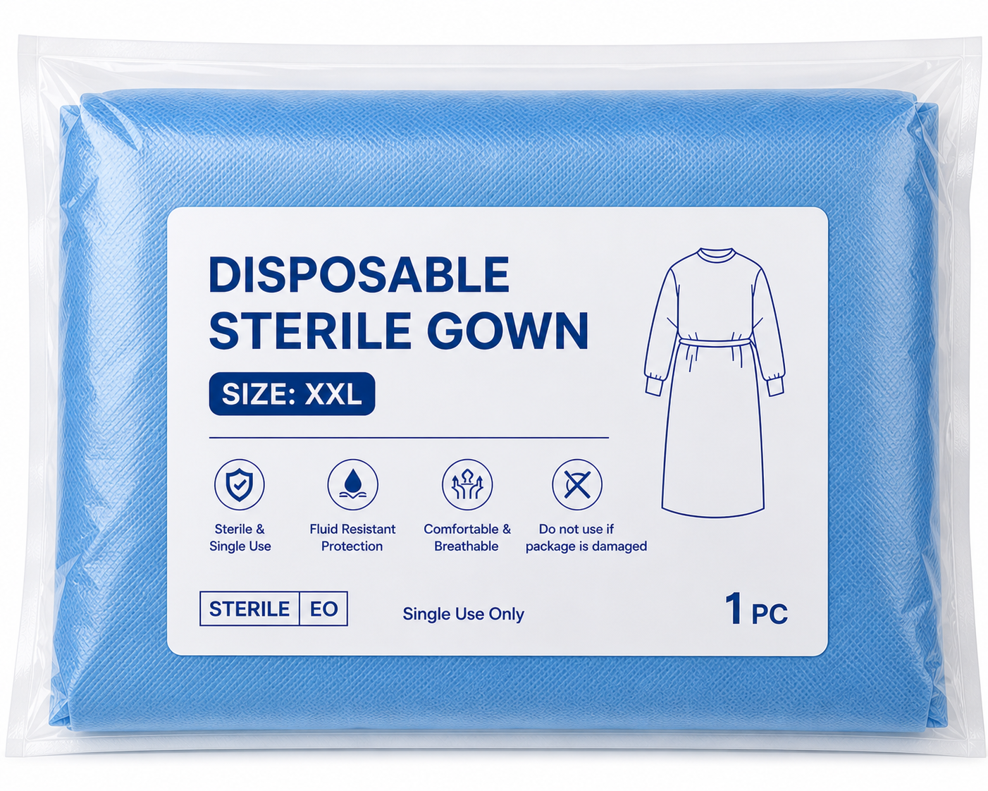 Sterile Gown XXL 1's