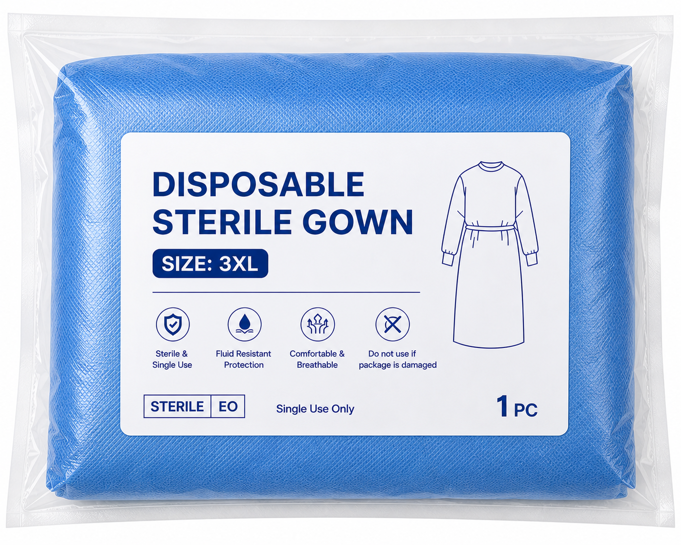 Sterile Gown XXXL 1's