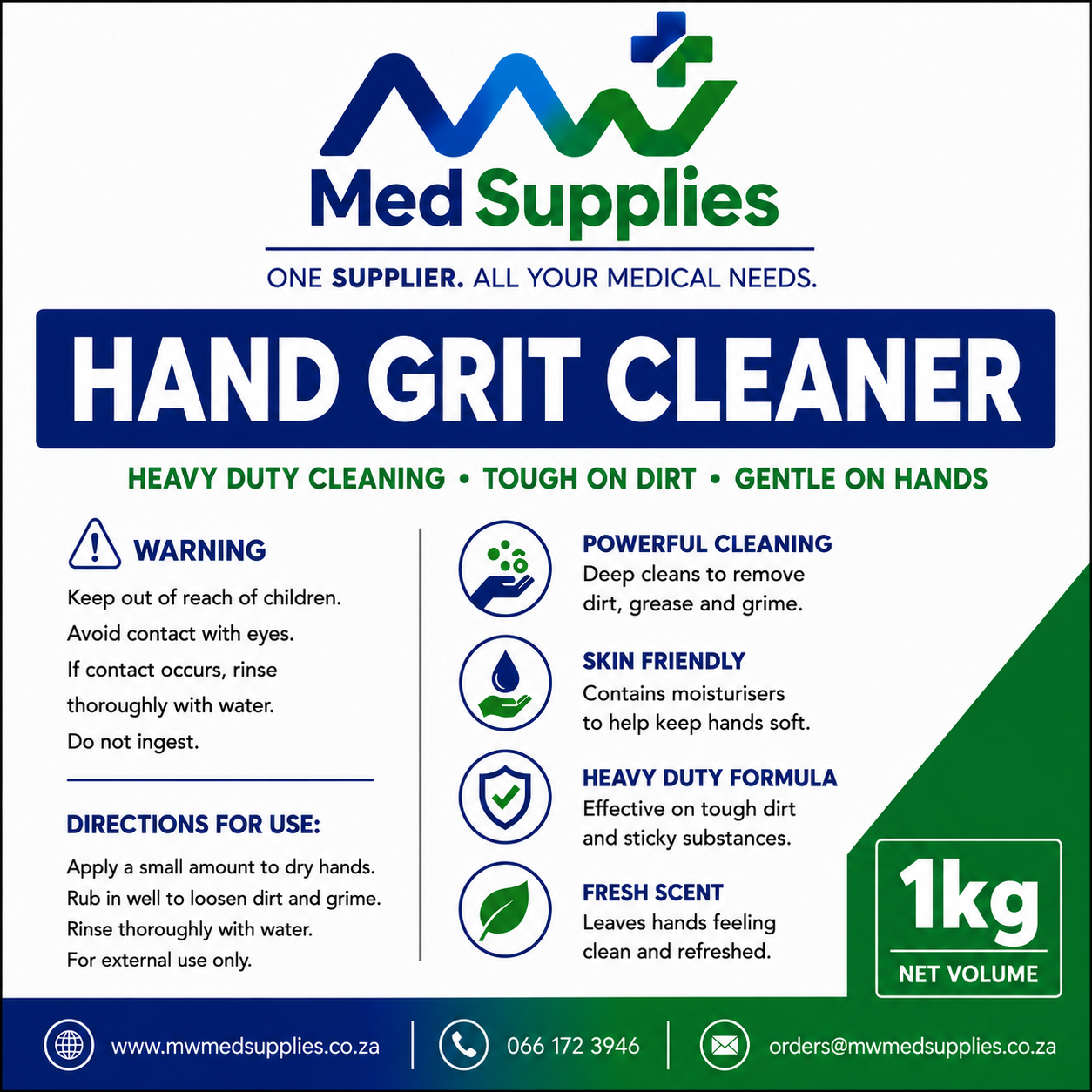 Hand Grit Cleaner 1kg