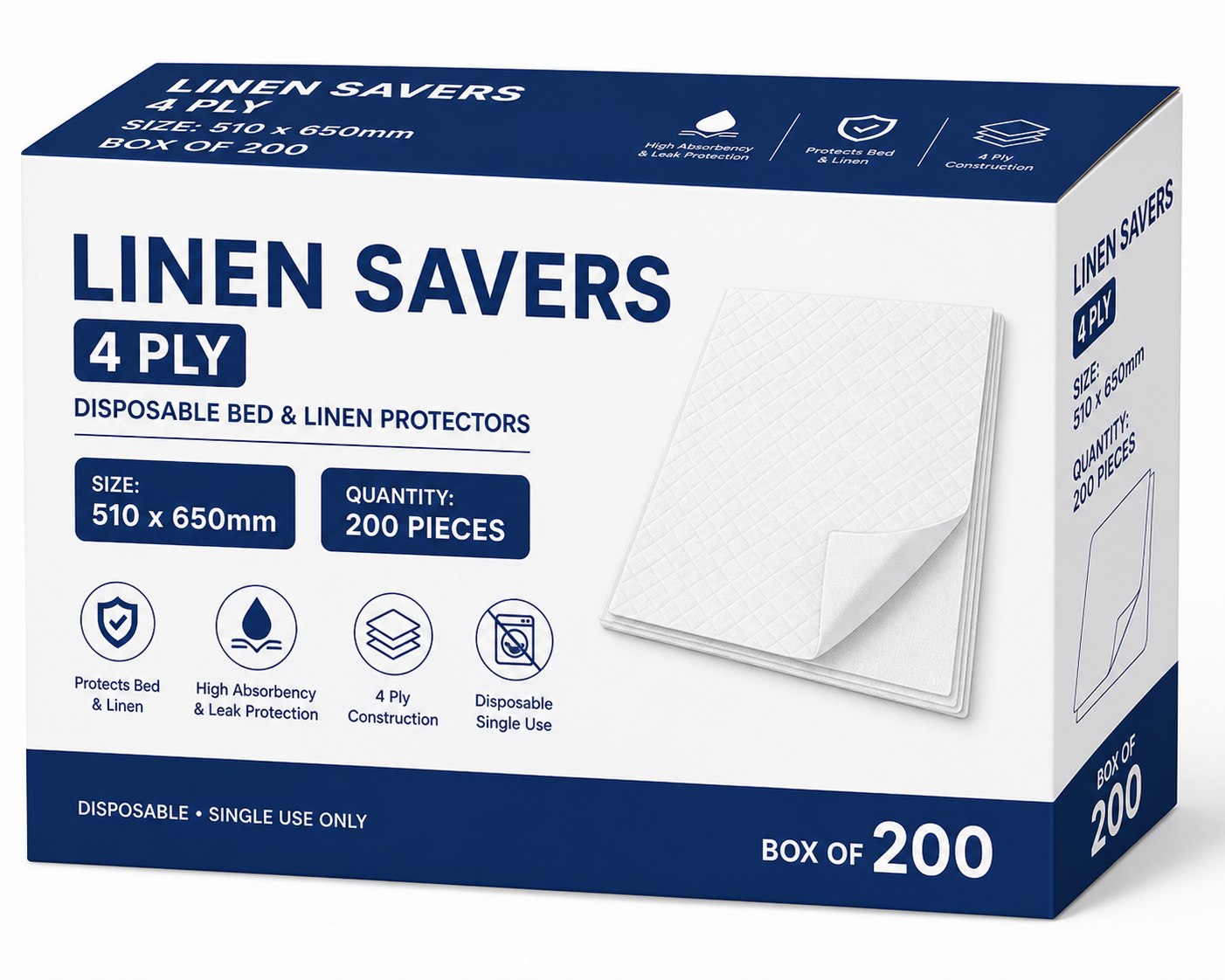Linen Savers 4 Ply 200's