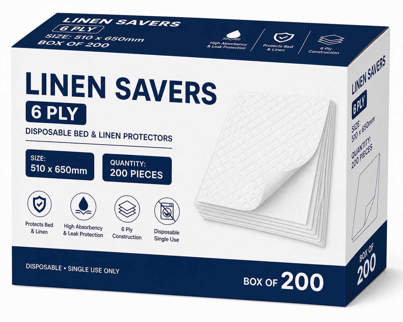 Linen Savers 6 Ply 200's