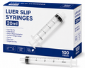 Syringe 20ml Luer Slip 50's
