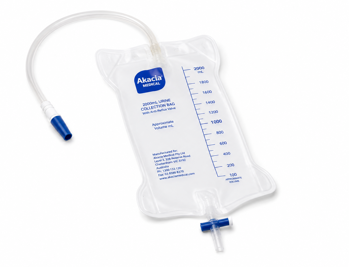 Urine Bag + Tap 2L